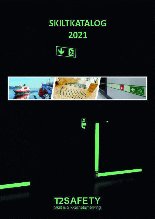 T2 Safety skiltkatalog 2021 forside